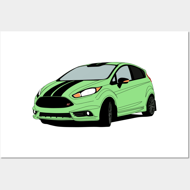 Fiesta ST Wall Art by Maxyenko